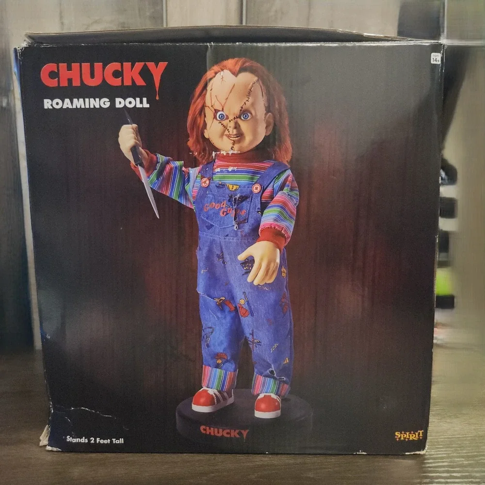 Spirit Halloween 2 Ft Bump N Go Chucky Animatronic Roaming Childs Play *Open Box